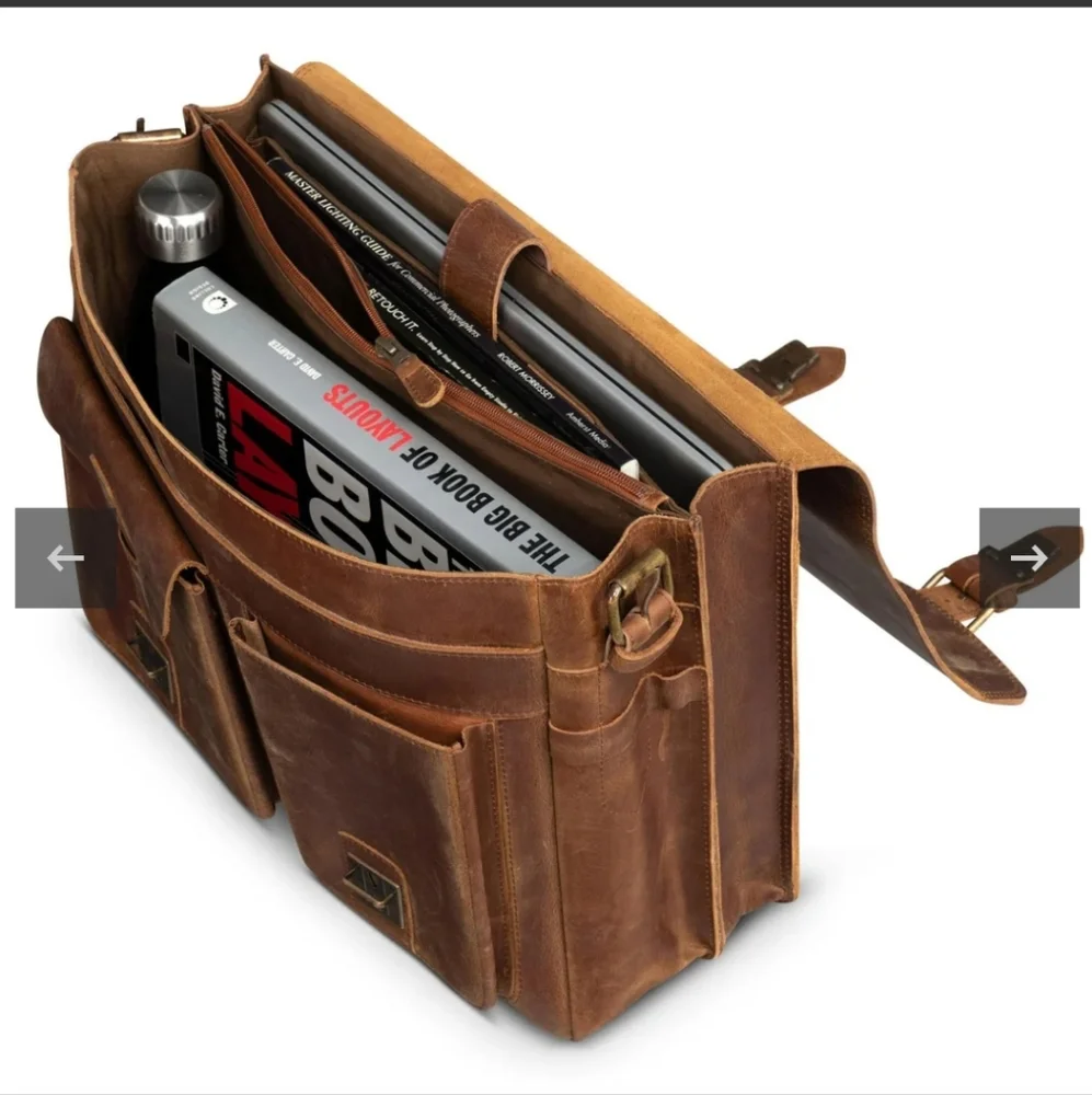 Hides Mens Leather Briefcase